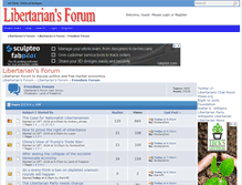 Tablet Screenshot of libertariansforum.com